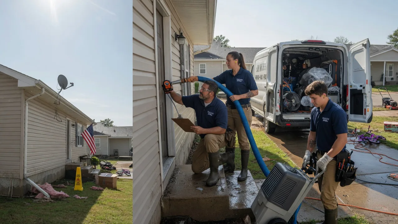 Ceiling Water Damage Restoration in Thornton, IL near me